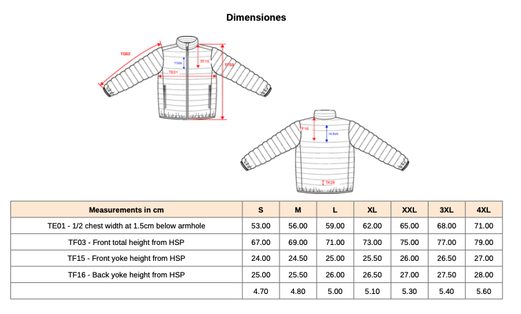 Chaqueta Acolchada 430 gr/m² Azul Navy - Imagen 3