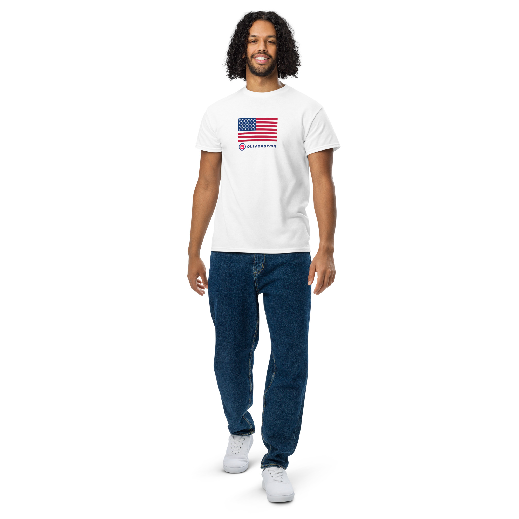 Camiseta Heritage "Old Glory" – Algodón Americano Ringspun - Imagen 4